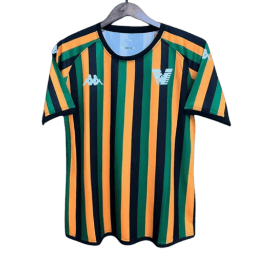 Venezia nocta jersey 23/24 pre-match fan version orange green black stripes classic venezia LEAKITS Store