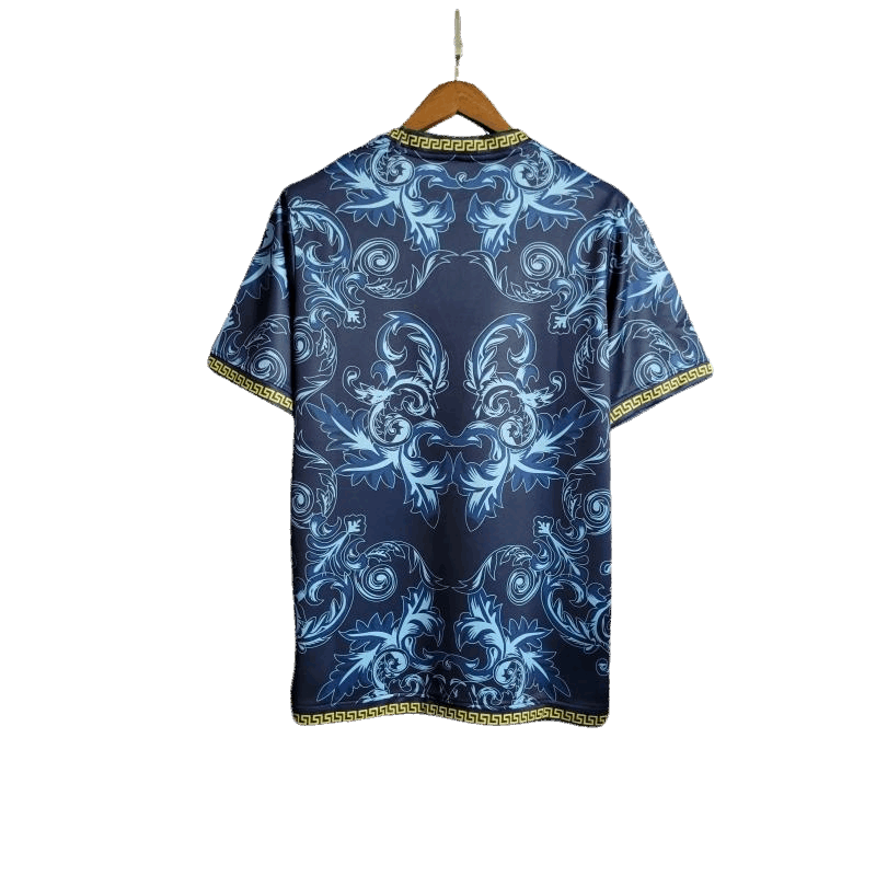 22/23 Italy x Versace Blue kit Special Edition - Fan version - LEAKITS
