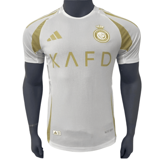 Al nassr 3rd jersey 24/25 player version cream athletic fit professional performance LEAKITS Store