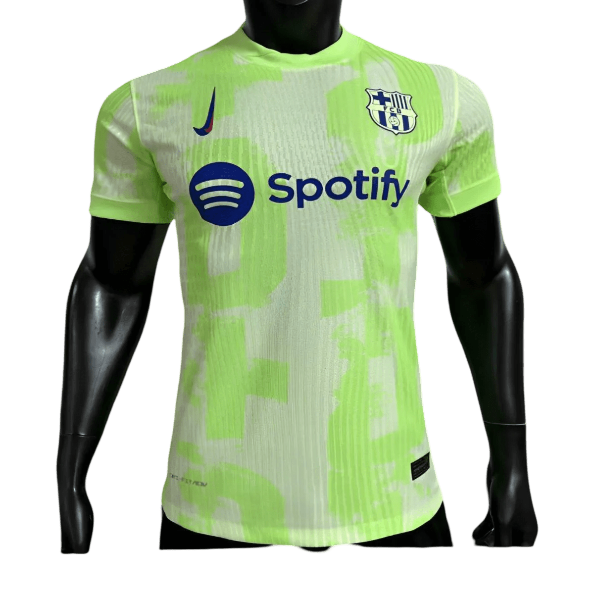 Third jersey barcelona 24/25 player version athletic green geometric performance LEAKITS Store