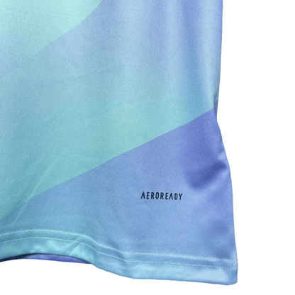 Arsenal third kit jersey 24/25 gradient blue purple contemporary design authentic