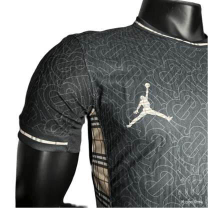 2024/2025 ENGLAND Euro Jordan x Burberry Black Special Edition kit – PLAYER VERSION - LEAKITS