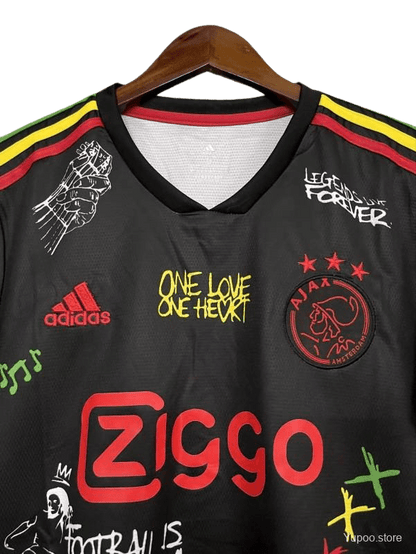 Bob marley ajax shirt special edition quotes reggae tribute authentic