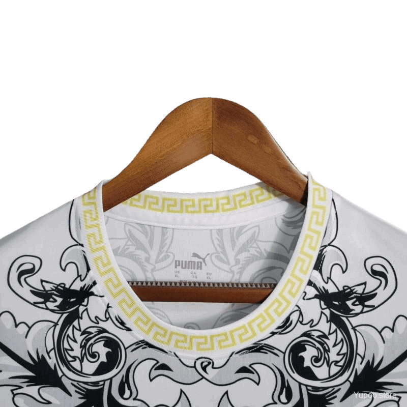 Italy versace white special edition pure luxury minimalist shirt elegant design