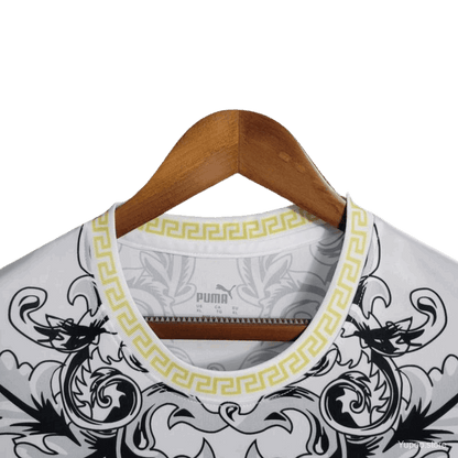 Italy versace white special edition pure luxury minimalist shirt elegant design