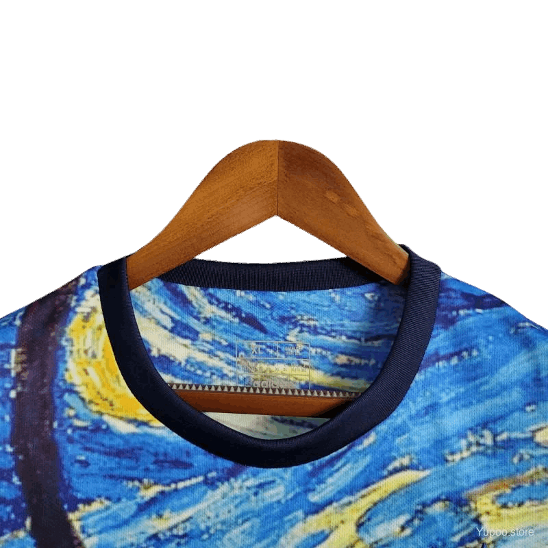 Van gogh ajax starry night jersey oil painting artistic special edition