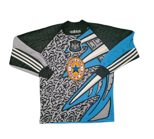 1995/96 newcastle goalkeeper jersey retro green blue geometric design classic 90s LEAKITS Store