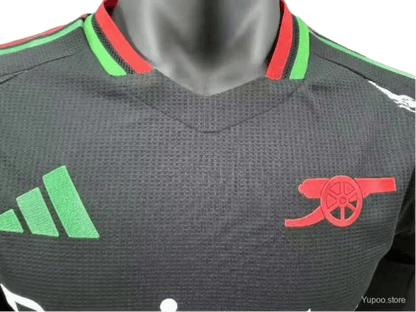 Arsenal jersey 24/25 away long sleeve black current season authentic adidas construction