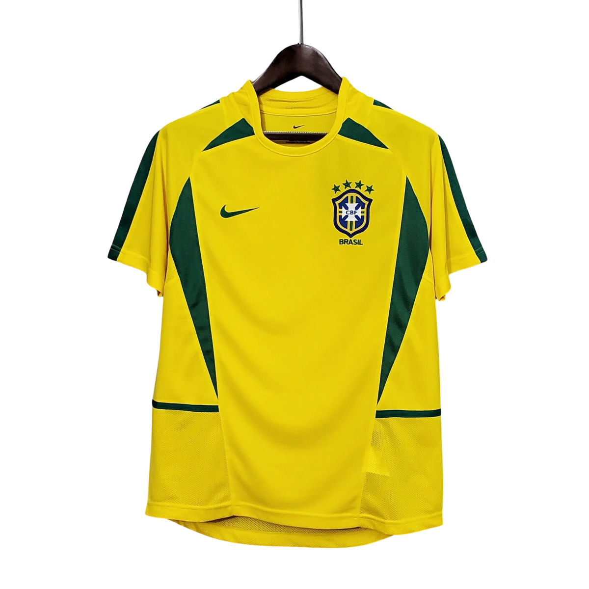 Brazil 2002 jersey home yellow world cup champions ronaldinho ronaldo rivaldo LEAKITS Store
