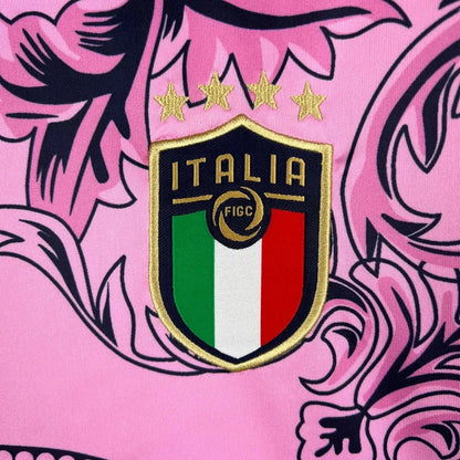 Versace jersey italy pink baroque 24 Azzurri luxury pride