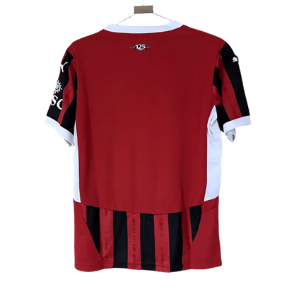 AC milan kit 24/25 fan version traditional rossoneri stripes authentic construction