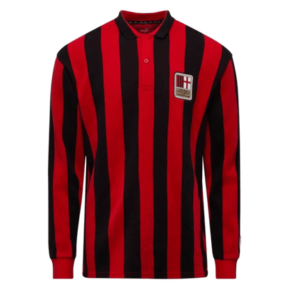 AC milan 125 years kit fan version long sleeve vintage rossoneri stripes LEAKITS Store