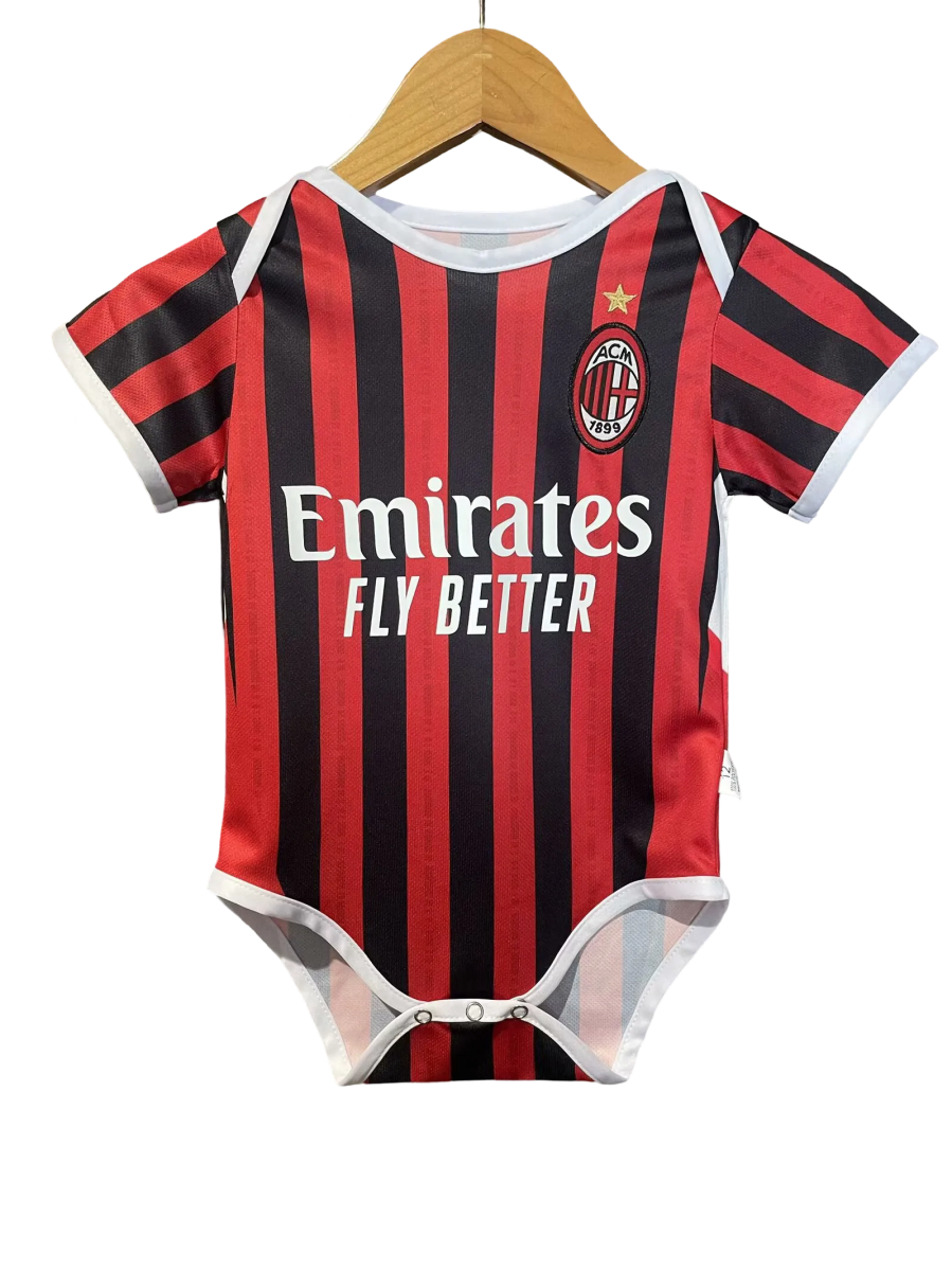 AC Milan 2024/25 Home Baby Football Jersey - LEAKITS