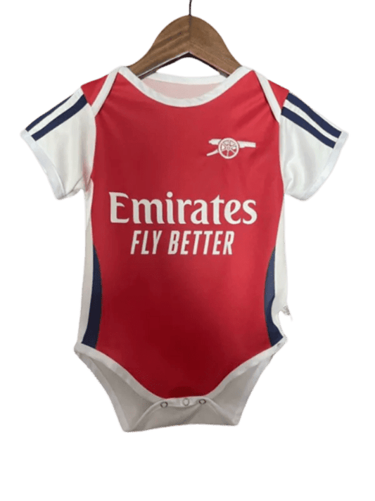 Arsenal 2024/25 Home Arsenal Baby Grow - LEAKITS