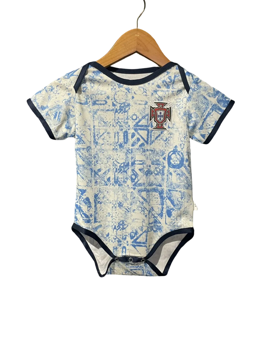 Portugal 2024/25 Away Infant Football Kits - LEAKITS