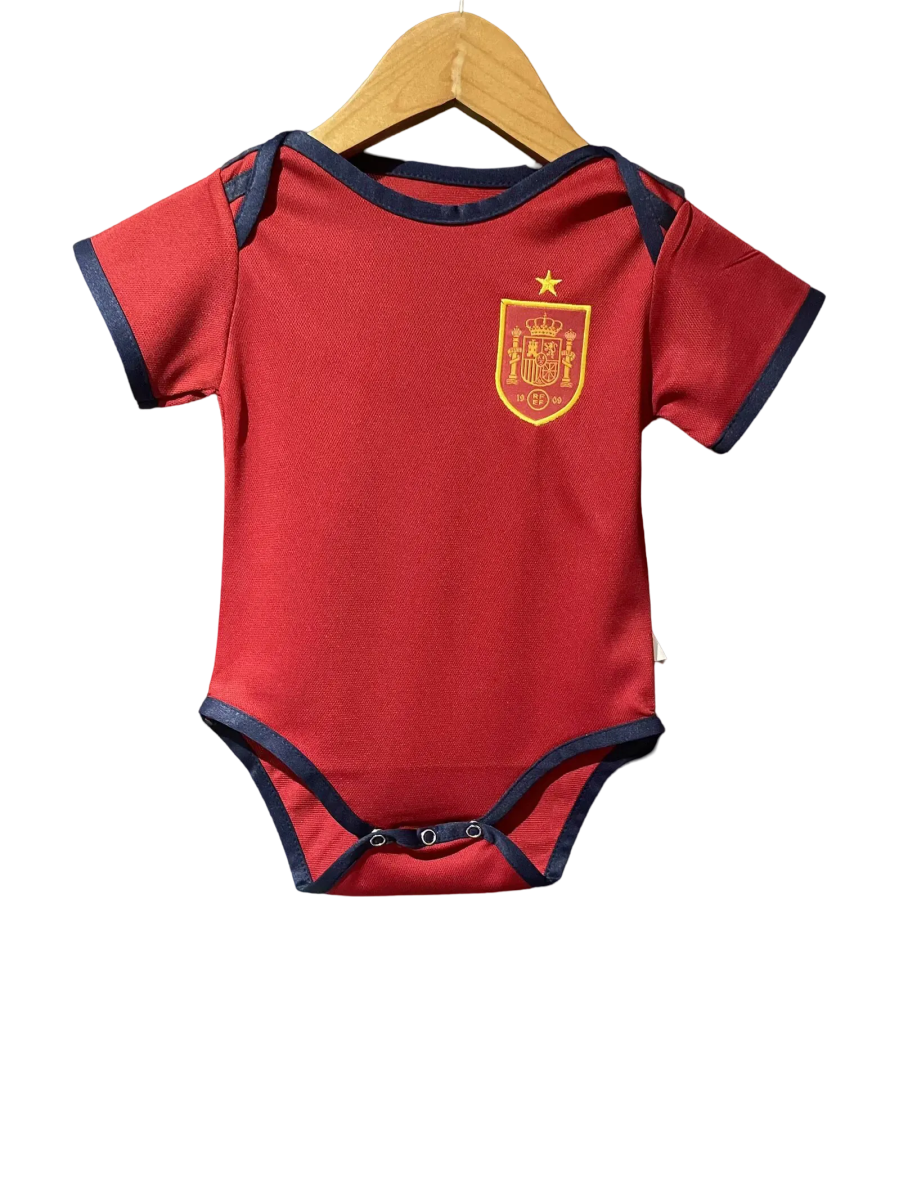 Spain 2024/25 Baby Football Kit Home Red - LEAKITS