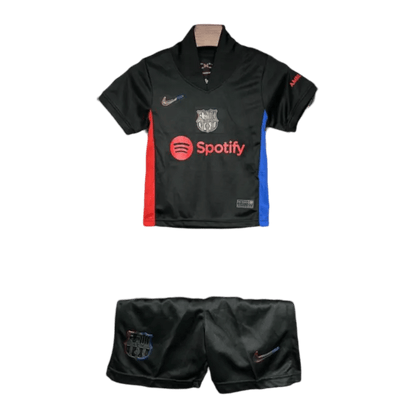 Barcelona Kids Jersey Away 2024/25 Black - LEAKITS