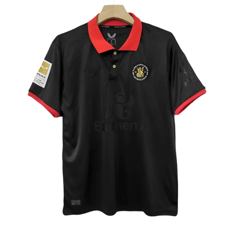 Bayer leverkusen 120th anniversary limited edition jersey black red accents werkself LEAKITS Store