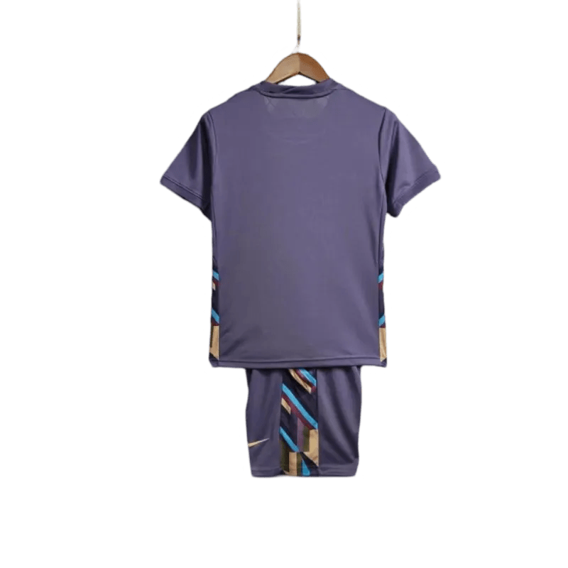 Kids England Kit Away 2024/25 Purple - LEAKITS