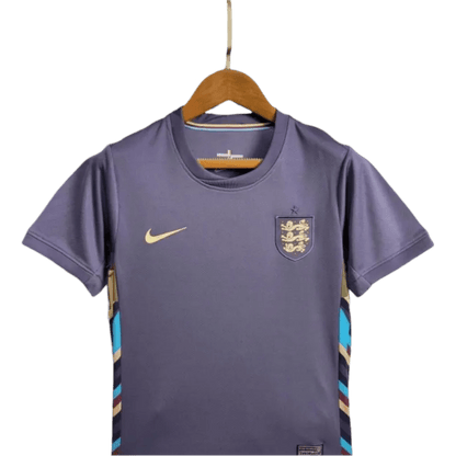 Kids England Kit Away 2024/25 Purple - LEAKITS