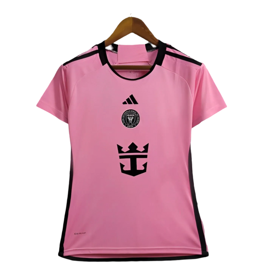 Inter miami women's jersey home 2024 25 pink black trim Vice City women's fit LEAKITS Store