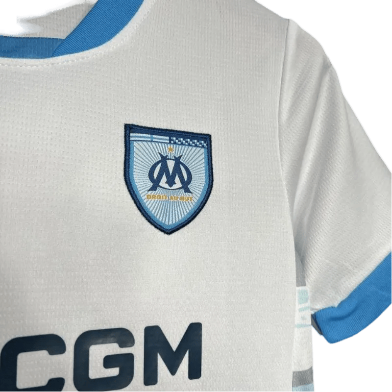 Olympique de Marseille 2024/25 Home Kids Jersey - LEAKITS