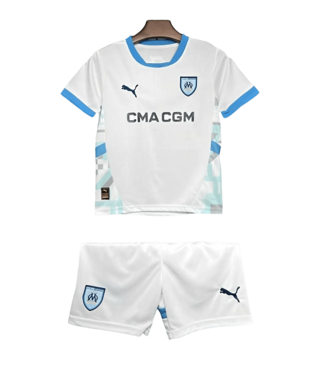 Olympique de Marseille 2024/25 Home Kids Jersey - LEAKITS