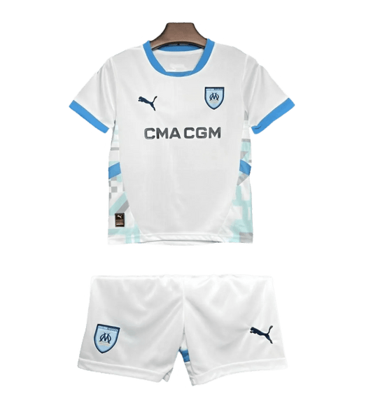 Olympique de Marseille 2024/25 Home Kids Jersey - LEAKITS
