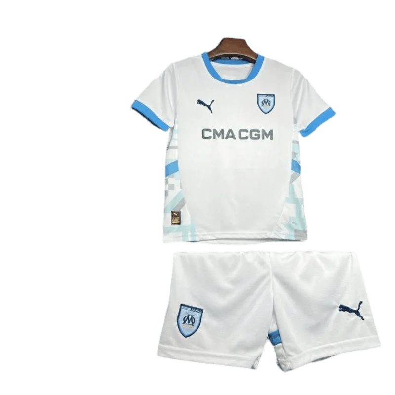 Olympique de Marseille 2024/25 Home Kids Jersey - LEAKITS