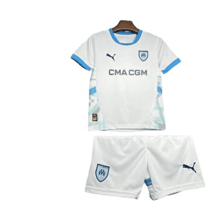 Olympique de Marseille 2024/25 Home Kids Jersey - LEAKITS