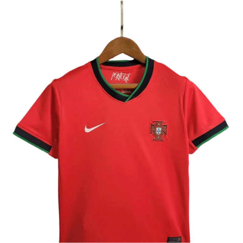 Portugal 2024/25 Home Kids Jersey - LEAKITS