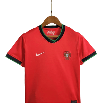 Portugal 2024/25 Home Kids Jersey - LEAKITS