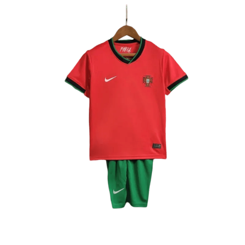 Portugal 2024/25 Home Kids Jersey - LEAKITS
