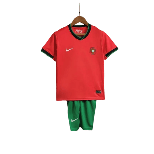 Portugal 2024/25 Home Kids Jersey - LEAKITS