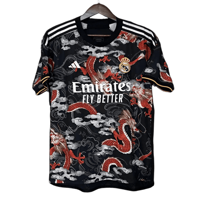 2024/2025 Real Madrid Black Dragon Kit - LEAKITS