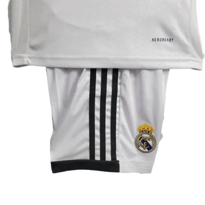 Real Madrid 2024/25 Home Kids Jersey White - LEAKITS