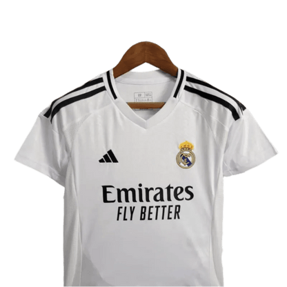 Real Madrid 2024/25 Home Kids Jersey White - LEAKITS