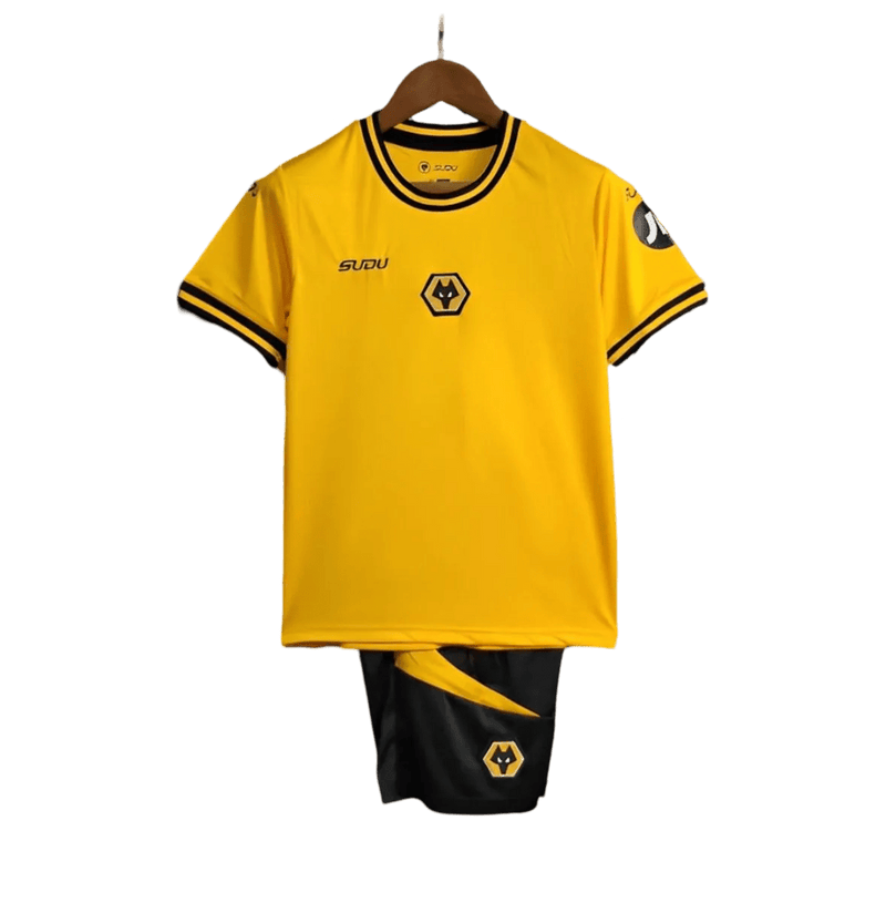 Wolves 2024/25 Home Kids Kit - LEAKITS