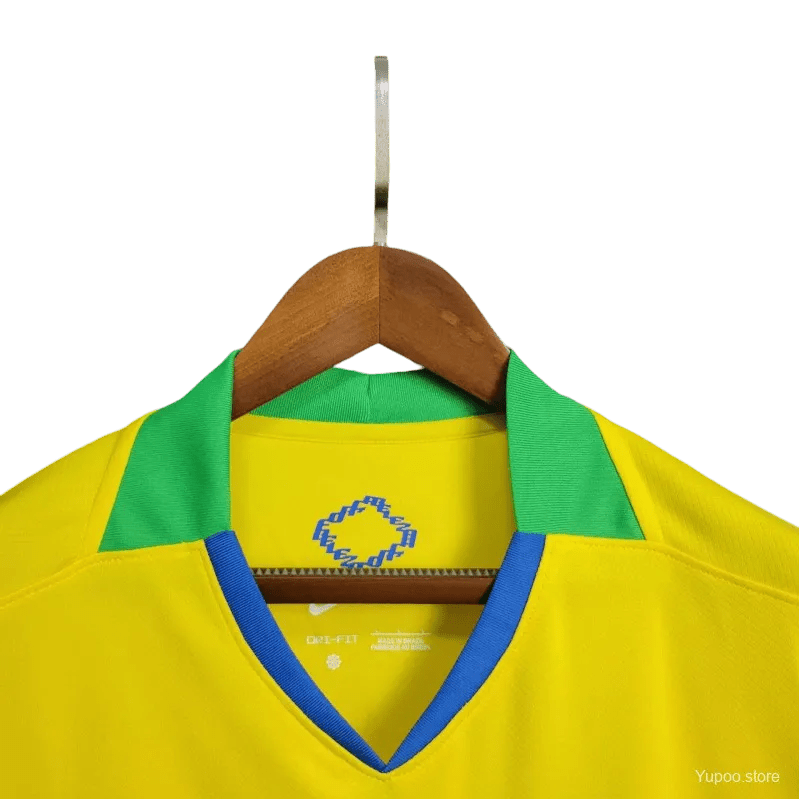 Brazil soccer team jersey 2024 home fan version yellow selecao team heritage