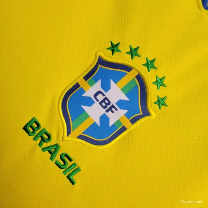 Brazil football team jersey 2024 home fan version selecao yellow authentic heritage