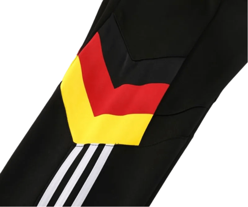 2024 Germany Black Full Zipper Jacket + Long Pants | GoatGears Store - LEAKITS