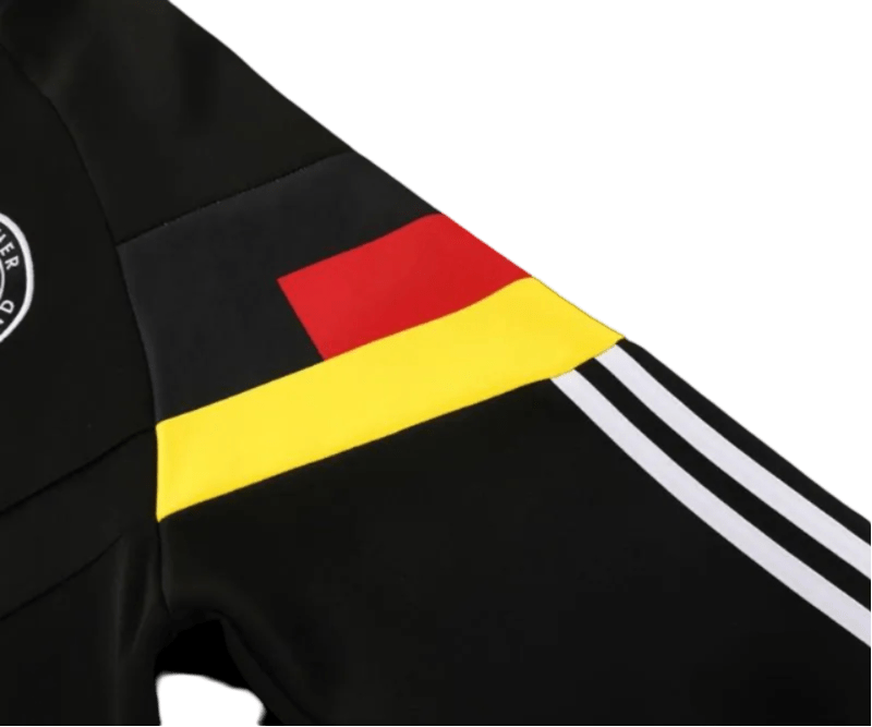 2024 Germany Black Full Zipper Jacket + Long Pants | GoatGears Store - LEAKITS