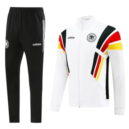 2024 Germany White Full Zipper Jacket + Long Pants | GoatGears Store - LEAKITS