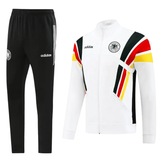2024 Germany White Full Zipper Jacket + Long Pants | GoatGears Store - LEAKITS