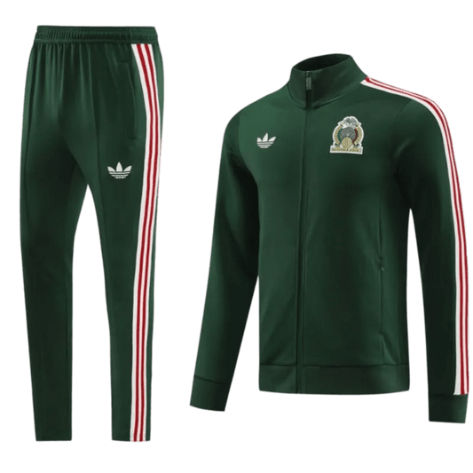 2024 Mexico Green Full Zipper Jacket + Long Pants | GoatGears Store - LEAKITS