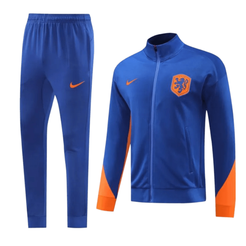 2024 Netherlands Blue Full Zipper Jacket + Long Pants | GoatGears Store - LEAKITS