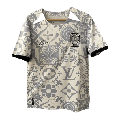 Portugal lv jersey 2024 special edition louis vuitton monogram patterns luxury LEAKITS Store