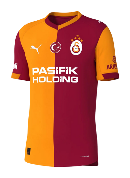 Galatasaray jersey 25/26 home fan version orange bordeaux pasifik holding authentic cimbom LEAKITS Store