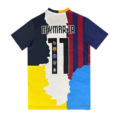 Neymar all club mix jersey fan version santos barcelona paris saint germain al hilal tribute