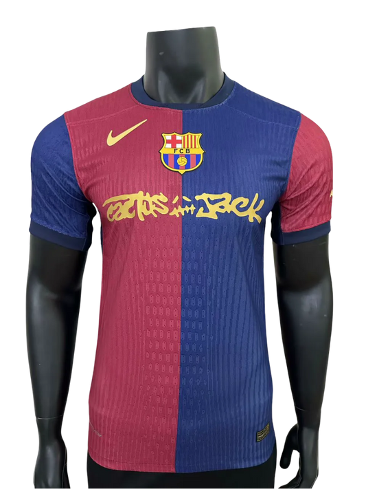 Barcelona cactus jack player version home 2025 travis scott professional quality blaugrana LEAKITS Store